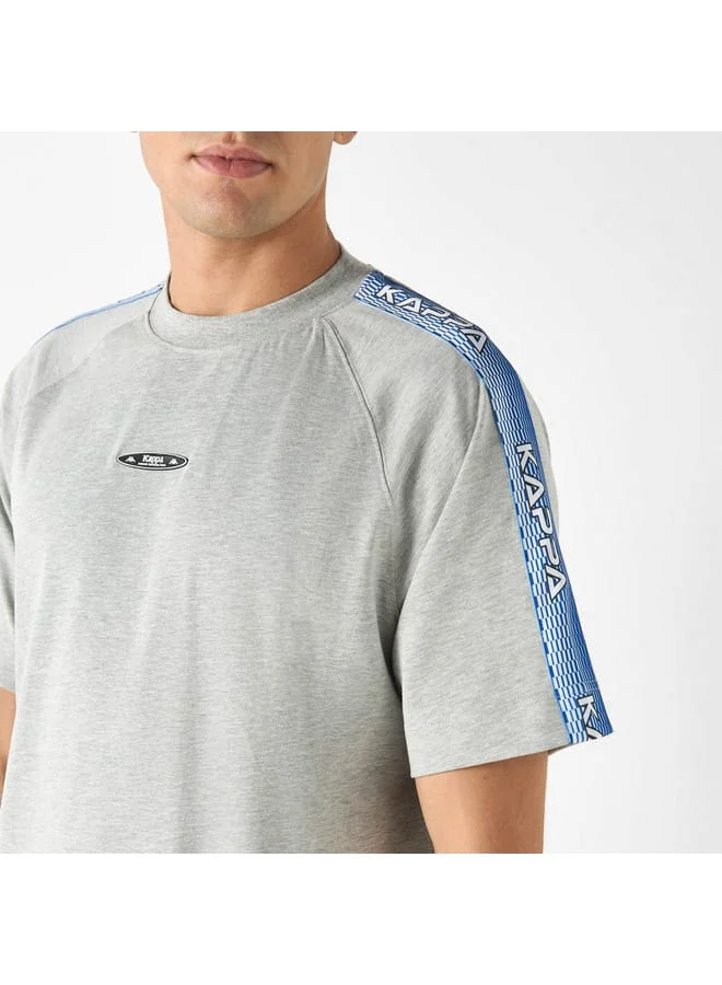 Kappa Kappa Logo Print T-shirt with Short Sleeves
