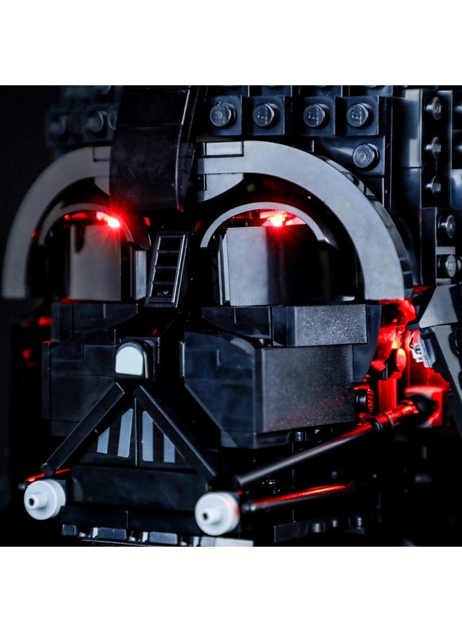BRIKSMAX - BRIKSMAX Led Lighting Kit for Darth Vader Helmet - Compatible with Lego 75304 Building Blocks Model- Not Include The Lego Set - Image 1