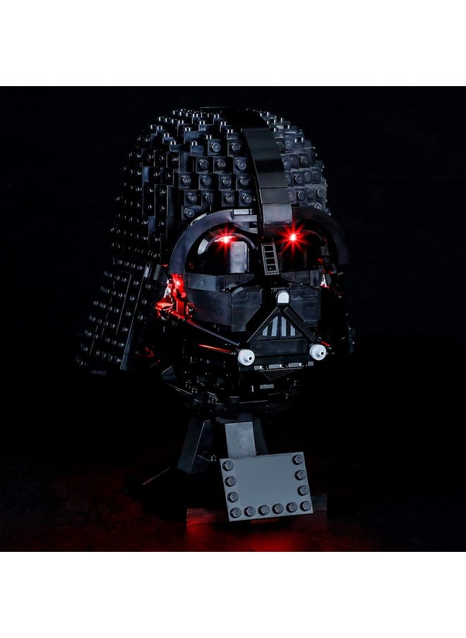 BRIKSMAX - BRIKSMAX Led Lighting Kit for Darth Vader Helmet - Compatible with Lego 75304 Building Blocks Model- Not Include The Lego Set - Image 1