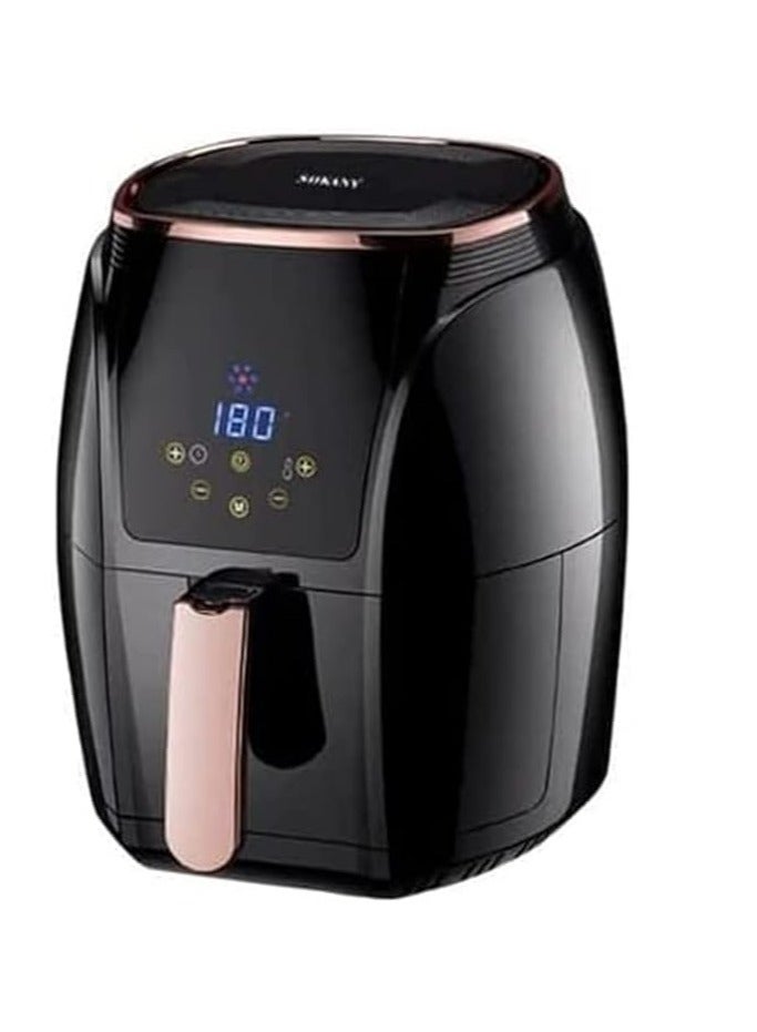 سوكاني SK-3011 مقلاة هوائية صحية رقمية باللون الأسود سعة 5 لتر 1500 وات - جهد إمداد 220 فولت و50 هرتز - Image 1