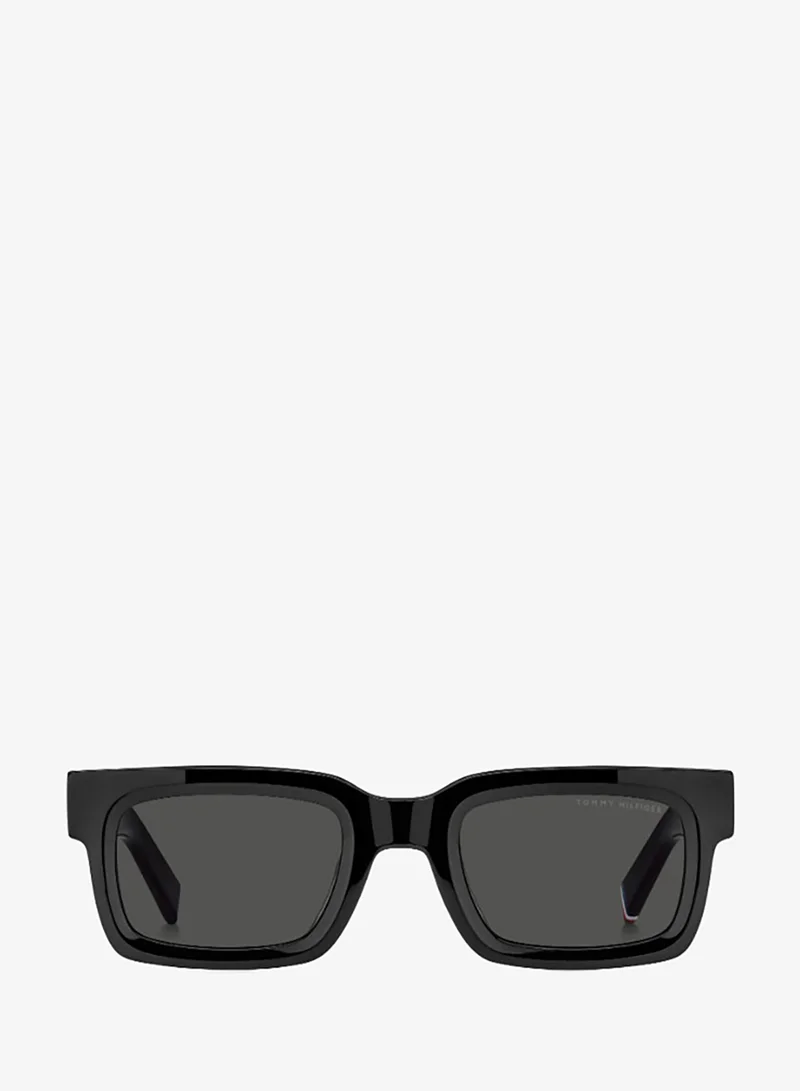 Tommy Hilfiger  TOMMY HILFIGER TH 2368/S Sunglasses Black Rectangular  | Best Price UAE