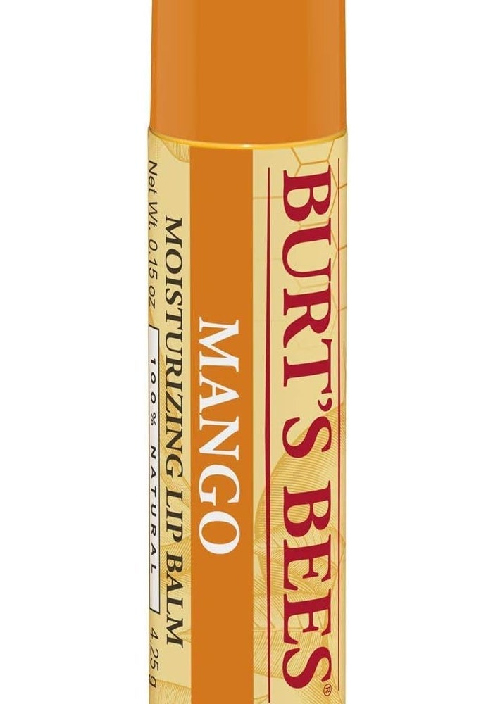 Burt's Bees 100% Natural Mango Moisturizing Lip Balm - 12 Tubes - Image 3