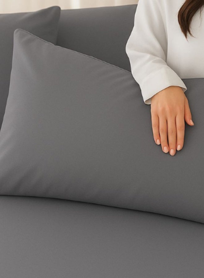 سنوز، طقم ملاية عاديه، 3قطع، جراى، 220*240 سم - Image 4