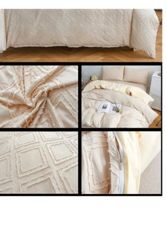 Comforter set Pattern Tufted Soft & Breathable Microfiber king size 6pcs, Embroidered Textured Bedding Set - pzsku/ZAB1023CFC7B34DD9DBBEZ/45/_/1703162381/2a9273fc-c41b-4a9a-960d-9f2f101ed84d