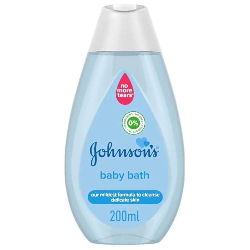 Johnson & Johnson Johnson's Baby No More Tears Gentle Cleansing Bath, 500ml - Specially Formulated to Care for Your Baby's Delicate Skin Without Drying, Hypoallergenic and Paediatrician Approved - Image 1
