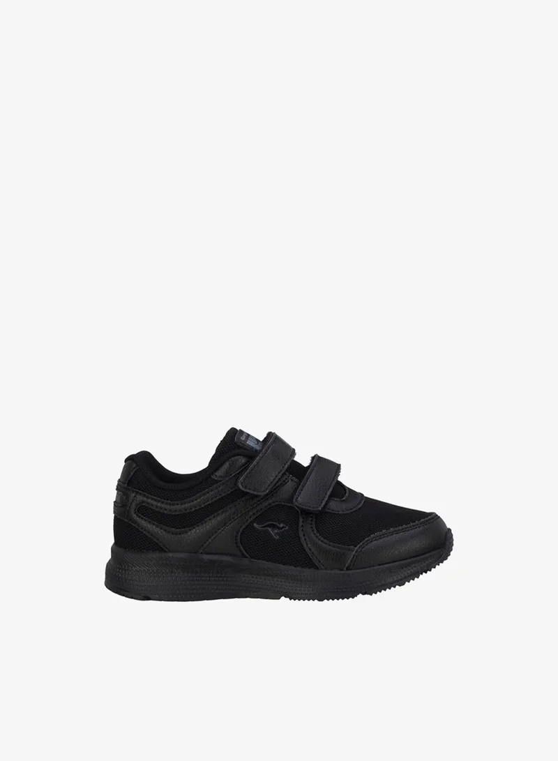 Kangaroos BLACK Boys Hook & Loop School Shoes for Men | Best Price UAE