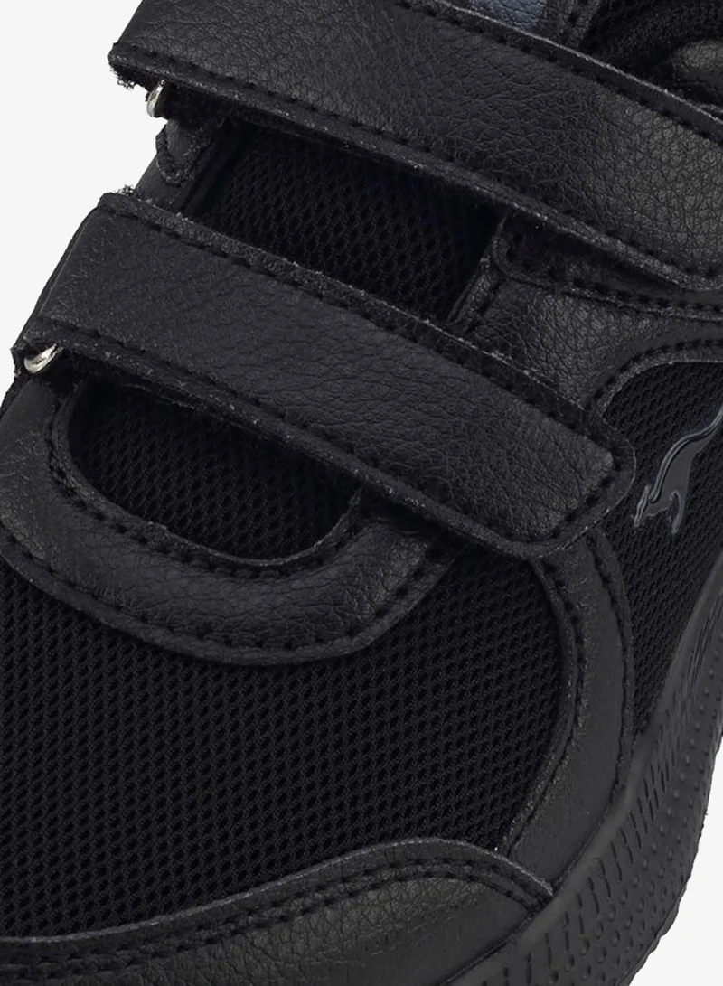 Kangaroos BLACK Boys Hook & Loop School Shoes for Men | Best Price UAE
