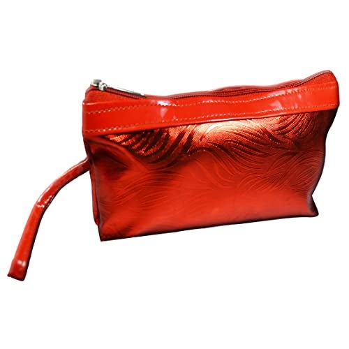 adbeni Pouch, Cosmetic Kit Bag, Small Makeup Bag, Multi-Function Travel Bag, Toiletry Bags, Beach, Organizing, Essentials For Women & Girls,Red - Image 1