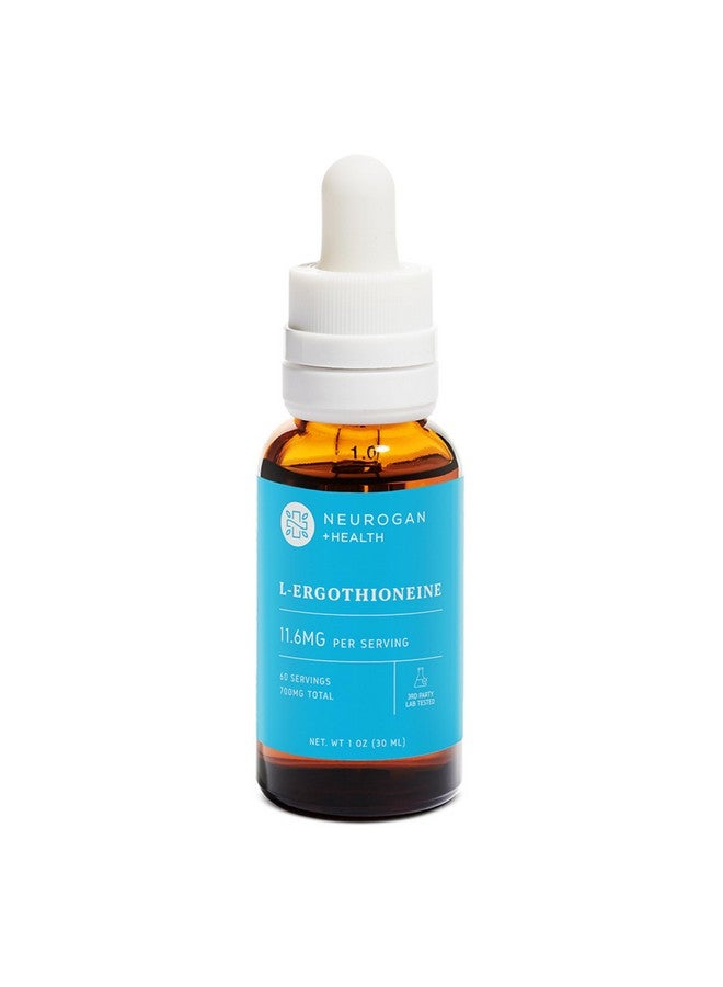 نيوروجان مكمل سائل Neurogan L-Ergothioneine - 700 مجم، 60 وجبة (1 أونصة) - دعم مضاد للأكسدة، شيخوخة صحية ووقود للدماغ* - صنع في الولايات المتحدة الأمريكية - Image 1