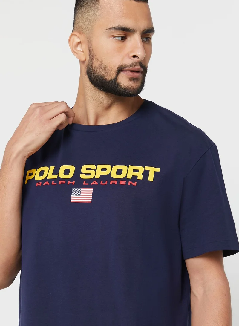 POLO RALPH LAUREN Logo Crew Neck T-Shirt