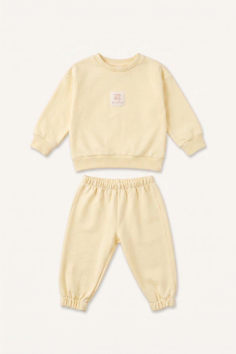 DeFacto Yellow BabyGirl Baby Girl 100% Cotton Pyjama Set Casual - Image 1