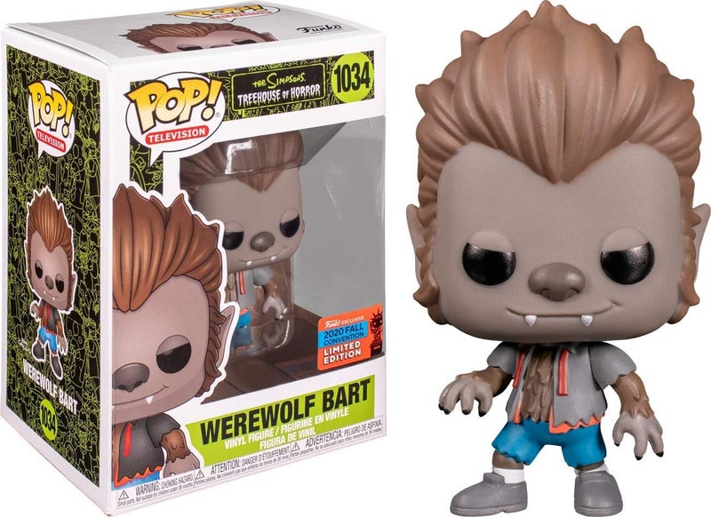 POP Funko POP Television The Simpsons 1034  Werewolf Bart NYCC 2020 Shared Exclusive - Image 5