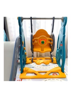FULL JOY Slide With Swing  + Basketball  3*1 ,Green 28-66-5031-32G  - Image 3