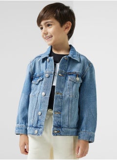 Youth Denim Trucker Jacket - pzsku/ZAB10B2D833FD6ED0E295Z/45/_/1712334098/9f03efb6-8245-4995-8fb1-a44de944b63c