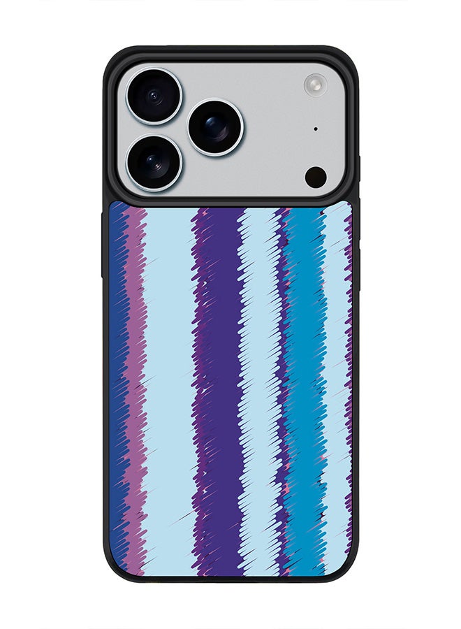 Stylizedd iPhone 17 Pro Case, [Compatible with MagSafe] Slim Magnetic cover Phone Case iPhone 17 Pro -Lines Of Violet - Image 1