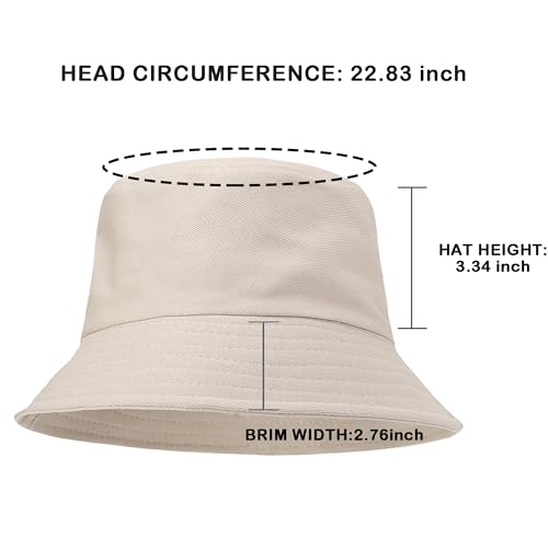 LPMOERA 3 Packs Unisex Athletic Bucket Hat Solid Colors Sun Hat with UV Protection for Outdoor Sports Packable Summer Hats 3 Navy Blue/Army Green/Light Gray One Size - Image 2