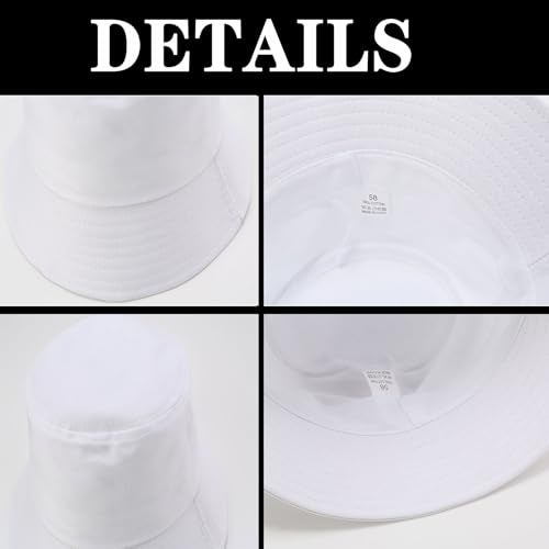 LPMOERA 3 Packs Unisex Athletic Bucket Hat Solid Colors Sun Hat with UV Protection for Outdoor Sports Packable Summer Hats 3 Navy Blue/Army Green/Light Gray One Size - Image 3