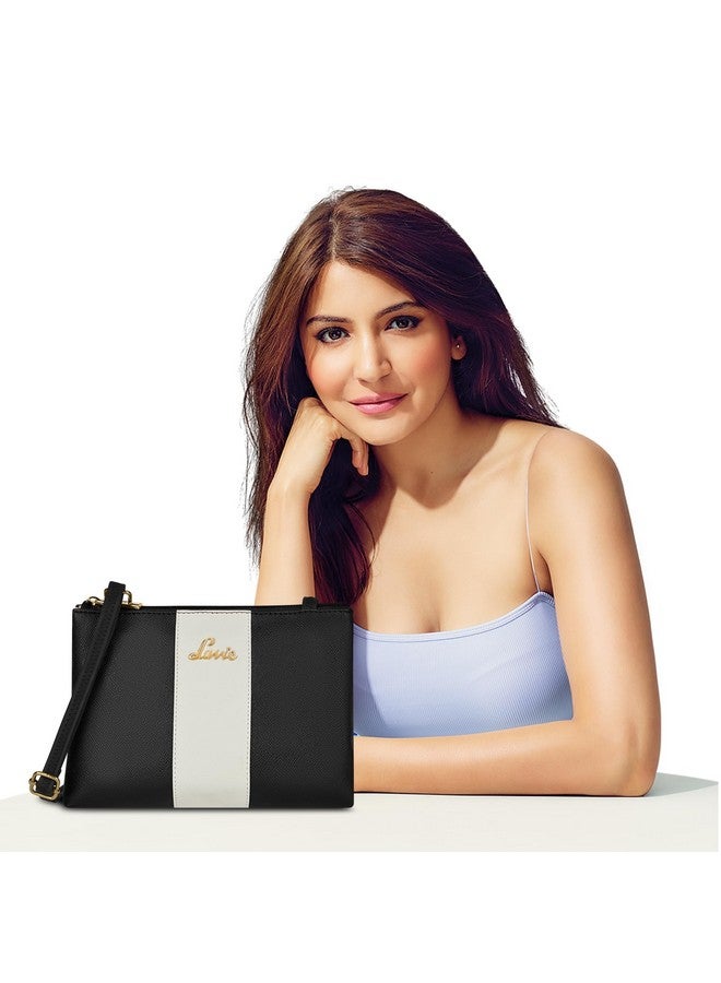 Lavie Women's Lynn 2C Colorblock Crossbody Sling Bag | Top Zip Sling Bag | Ladies Purse Handbag | Gift for Women - Image 4