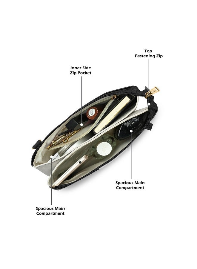 Lavie Women's Lynn 2C Colorblock Crossbody Sling Bag | Top Zip Sling Bag | Ladies Purse Handbag | Gift for Women - Image 5