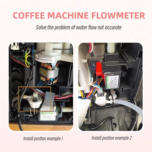 LAUCIPPOS Flowmeter for Coffee Machine, Water Flow Parts for Espresso Maker Compatible With Breville Sage barista express Impress 875/870/878/876/880 - Image 2