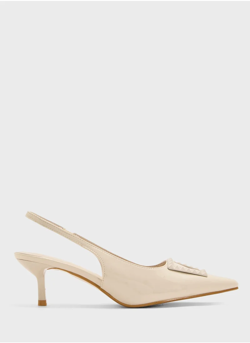 بيتك ستيبس Pointed Sling Back Pump