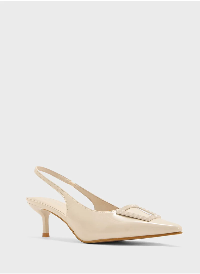 بيتك ستيبس Pointed Sling Back Pump