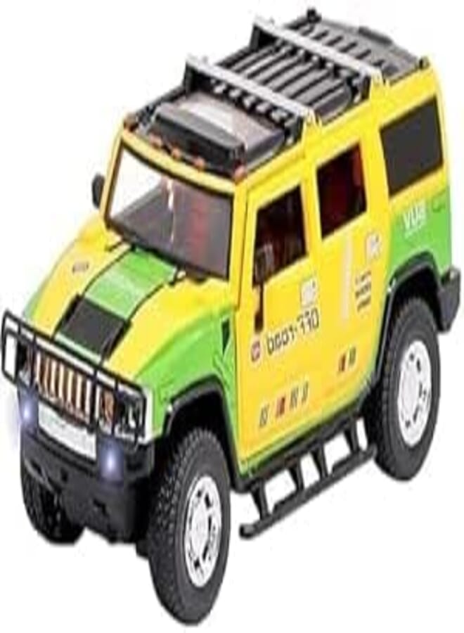 Toy venturess Rechargeable Hummer Monster Car Remote Control Openable Doors 1:16 Scale Electric Vehicle Off-Road Race Car 3688/27 Yellow