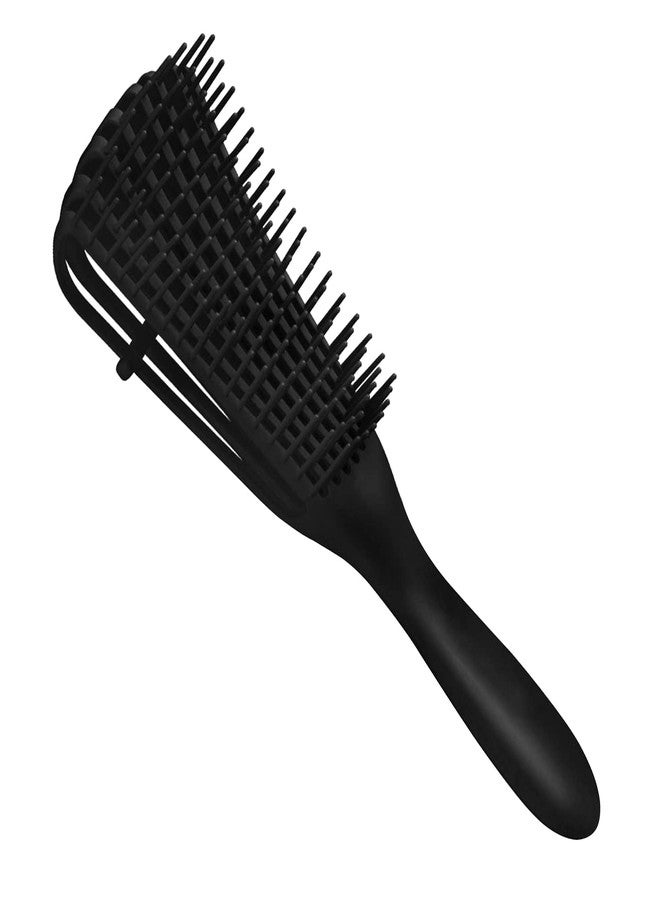 A.DASHER Detangling Hair Brush for Afro America/African Hair Textured 3a to 4c, Knots Detangler Scalp Massage Comb for Women, Black (1 pc) - Image 1