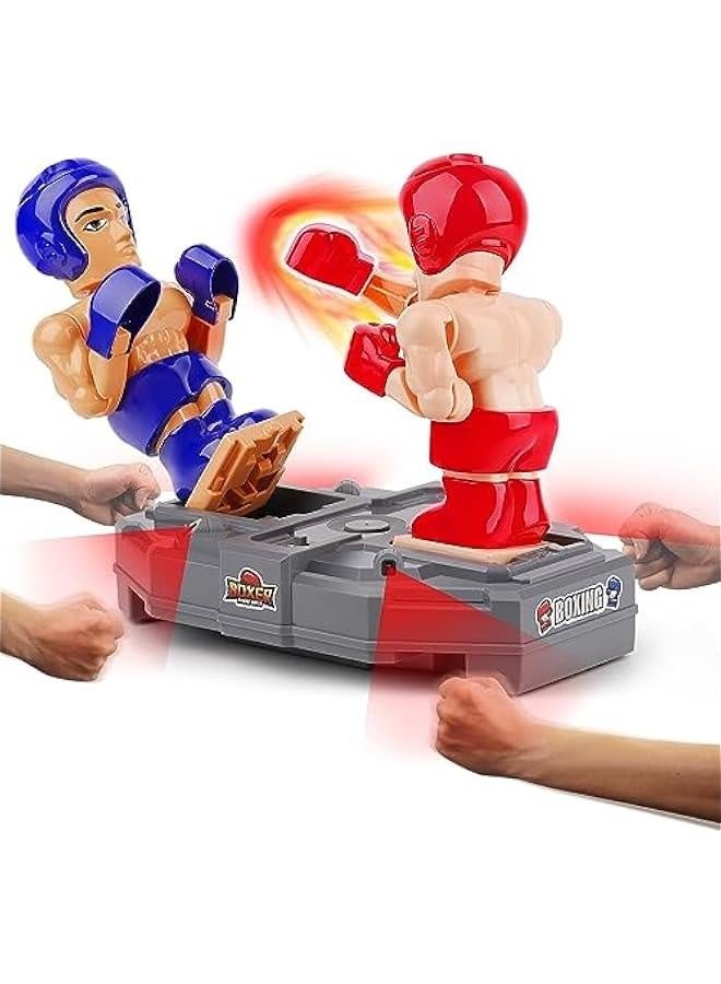 Electronic Boxing Toys, RC Fighting Robots, Kid Board Games, Wrestling Battle Bots, Interactive Punching Boxer, Indoor Sports Playset, Cool Birthday Gift 3 4 5 6 7 8-12 Year Old Boy Teen  - Image 1