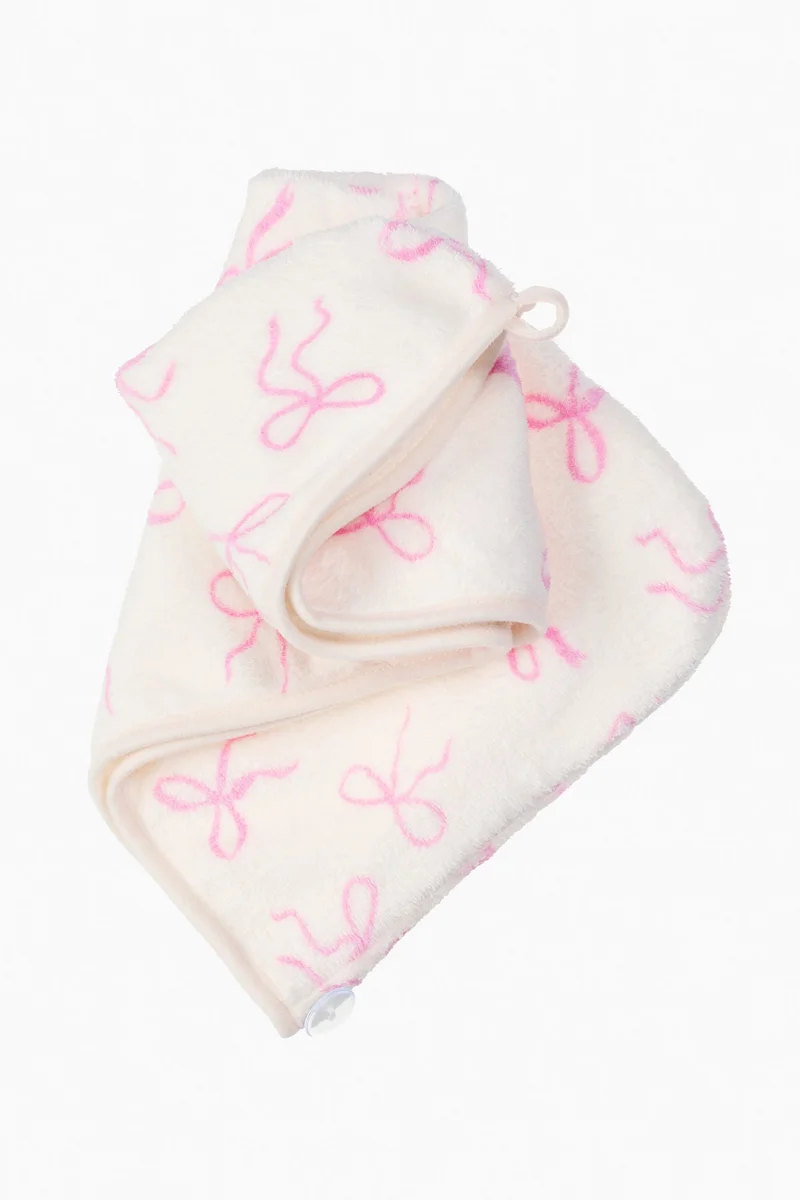 اتش اند ام منشفة لف الشعر من الميكروفايبر