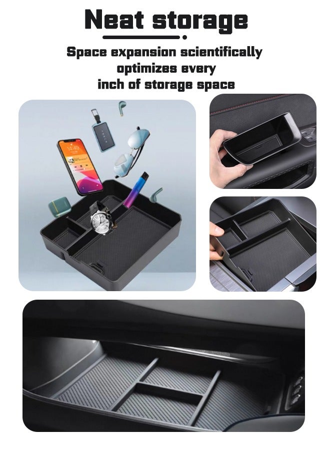 Generic Jetour T2 5-piece set includes TPE foot pad/TPE environmental protection trunk mat/all-inclusive key set/armrest box/door handle storage box, which is wear-resistant and scratch-resistant, environmentally friendly and waterproof, easy to clean and wipe, goodcar. - Image 5
