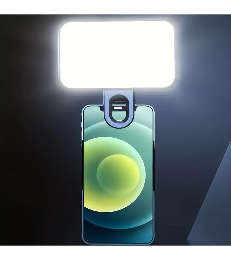 ترقية أسود ضوء حلقة LED USB 3 أوضاع مشبك قابل للتعديل للهاتف المحمول واللابتوب - Image 2