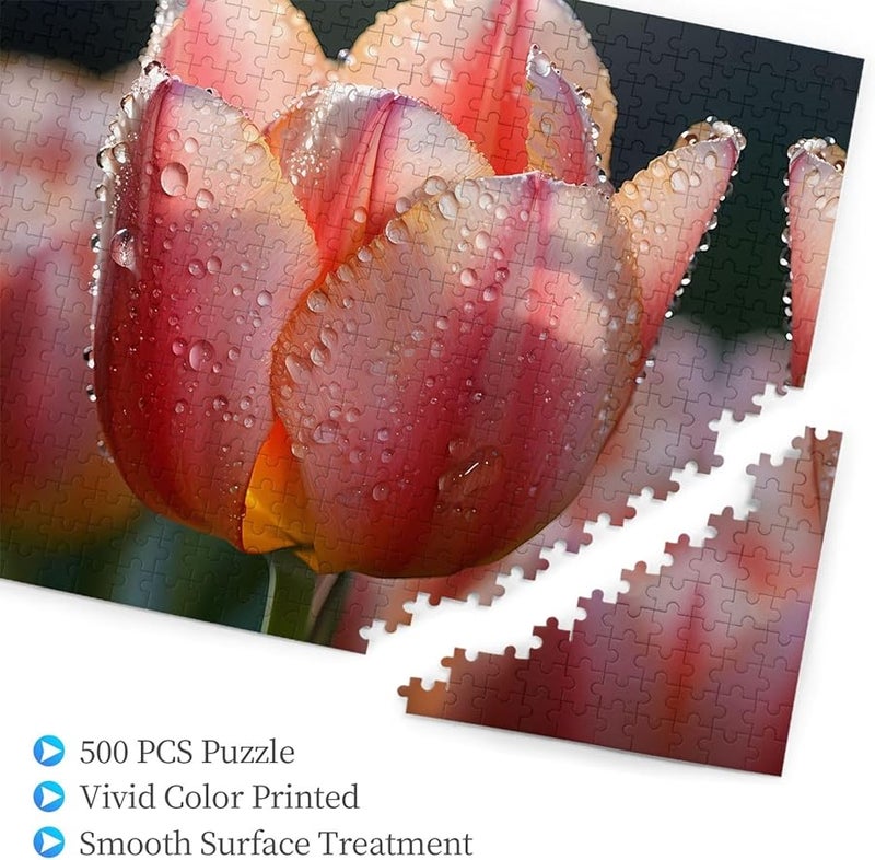 لغز بازل Phayah Blossom 500 قطعة للكبار، ديكور منزلي، هدية حفلة عيد ميلاد - Image 3