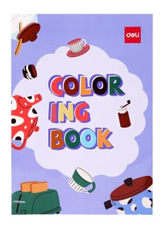 Deli 12-Sheet Colouring Book For Kids  - Image 1