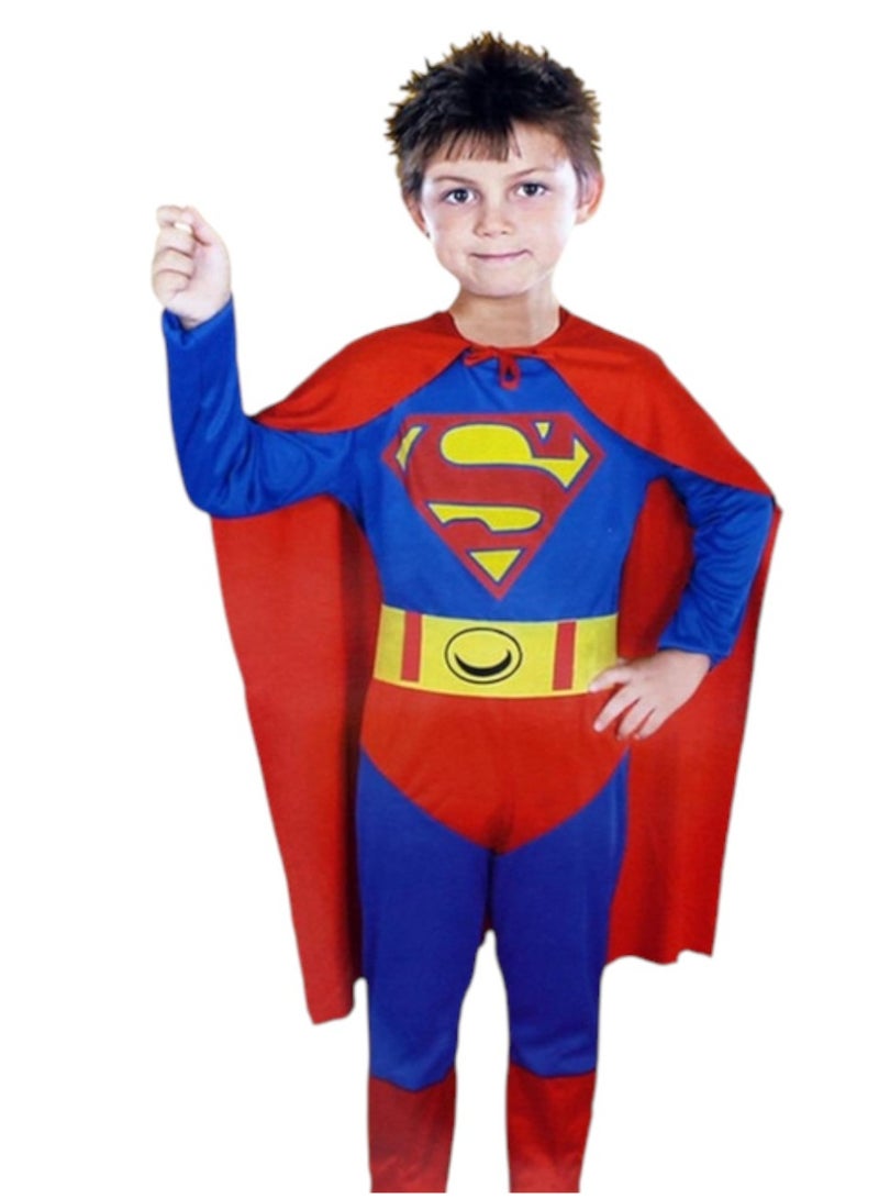 Toy Box Superman Comfortable Breathable Themed Party Fancy Dress Cosplay Costume For Kids