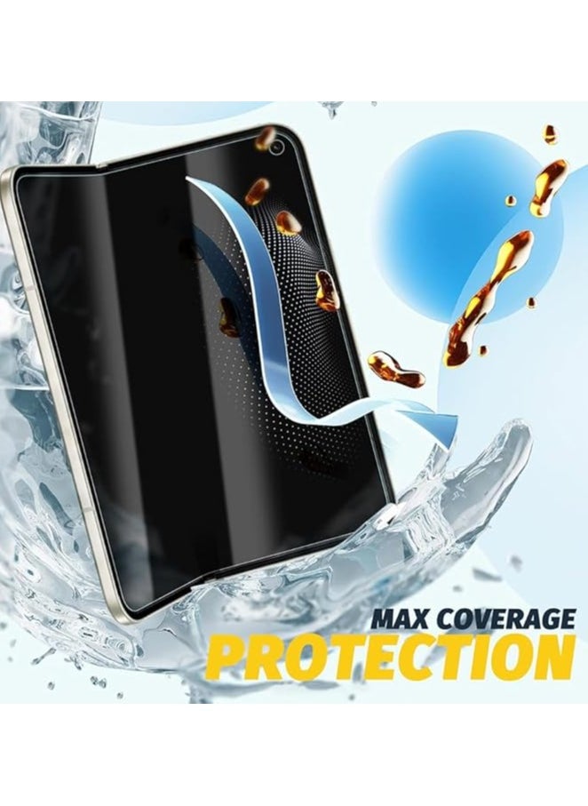 Screen Protector Film for Google Pixel 9 Pro Fold 3 IN 1 (Front&Back&Screen) Self Healing Unbreakable Hydrogel Soft Film Anti-Scratch [Not Tempered Glass] Google Pixel 9 Pro Fold 2024 Clear  - Image 2