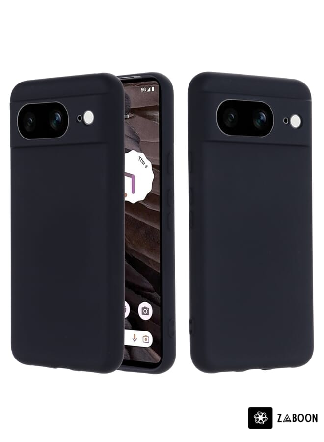 Zaboon Protective Case For Google Pixel 8 Pure Color Liquid Silicone Shockproof - Image 2