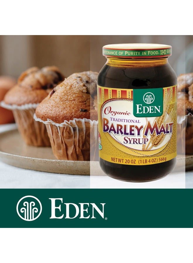 Eden شراب الشعير العضوي التقليدي، محلي سائل كامل الحبة، 74.5% مالتوز، غير دياستاتي، مثالي للبيغل، غير معدّل وراثيًا، 20 أونصة في جرة زجاجية - Image 5