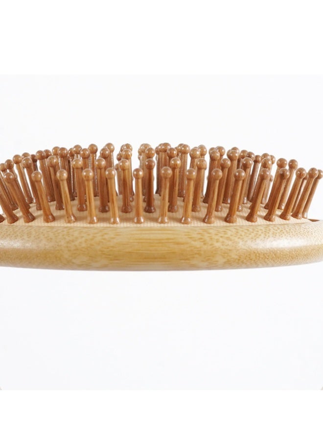 QINGYAN ural bamboo wooden hairbrush for detangling and scalp massage - Image 2