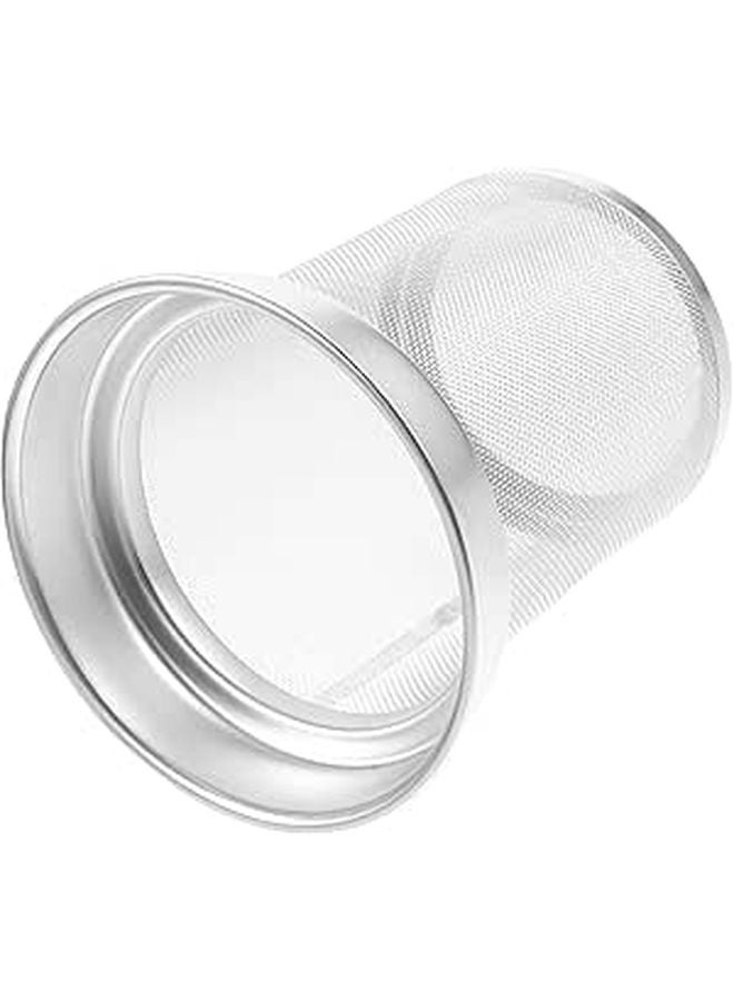 Fine Mesh Stainless Steel Loose Leaf Tea Infuser Filter Strainer 6.9x6.3x7.7cm for Teapot Brewing - Image 1