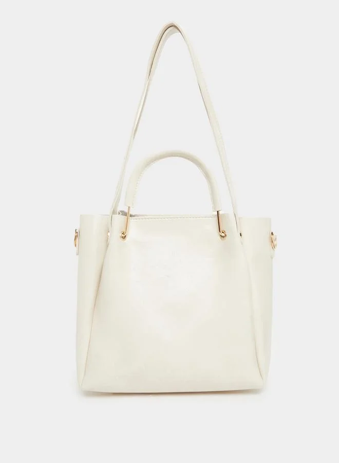 Styli Styli Faux Leather Dual Handle Handbags