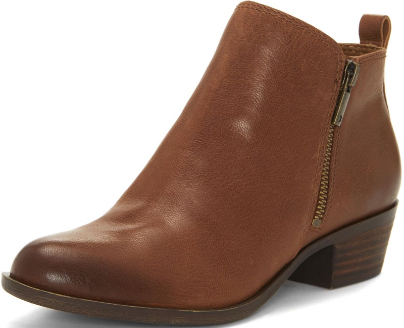 Lucky Brand Women's Basel Ankle Bootie, Toffee, 7 Wide - Image 1