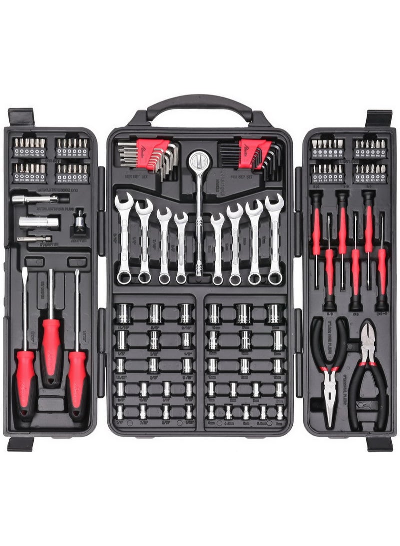 ONSITE 129 Piece Tool Set, Tool Box Kit for Mechanic and Car, General Household Home Tool Kit, Basic Tool Kit for Home Auto Repair, with Storage Case - 780031 - Image 1