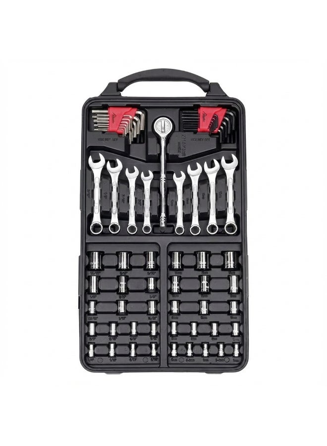 ONSITE 129 Piece Tool Set, Tool Box Kit for Mechanic and Car, General Household Home Tool Kit, Basic Tool Kit for Home Auto Repair, with Storage Case - 780031 - Image 2