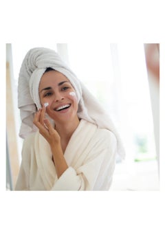 LuxHome LuxHome Bath Towel, Pearl White Super Soft and Absorbent Quick-Dry Towel, Eco-Friendly, Premium Bathroom Towel, 144 x 70 cm  - Image 4