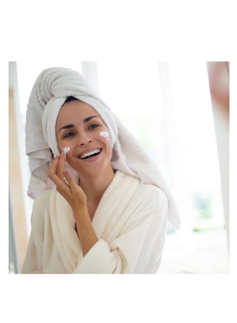 LuxHome Bath Towel, Pearl White Super Soft and Absorbent Quick-Dry Towel, Eco-Friendly, Premium Bathroom Towel, 144 x 70 cm - Image 4