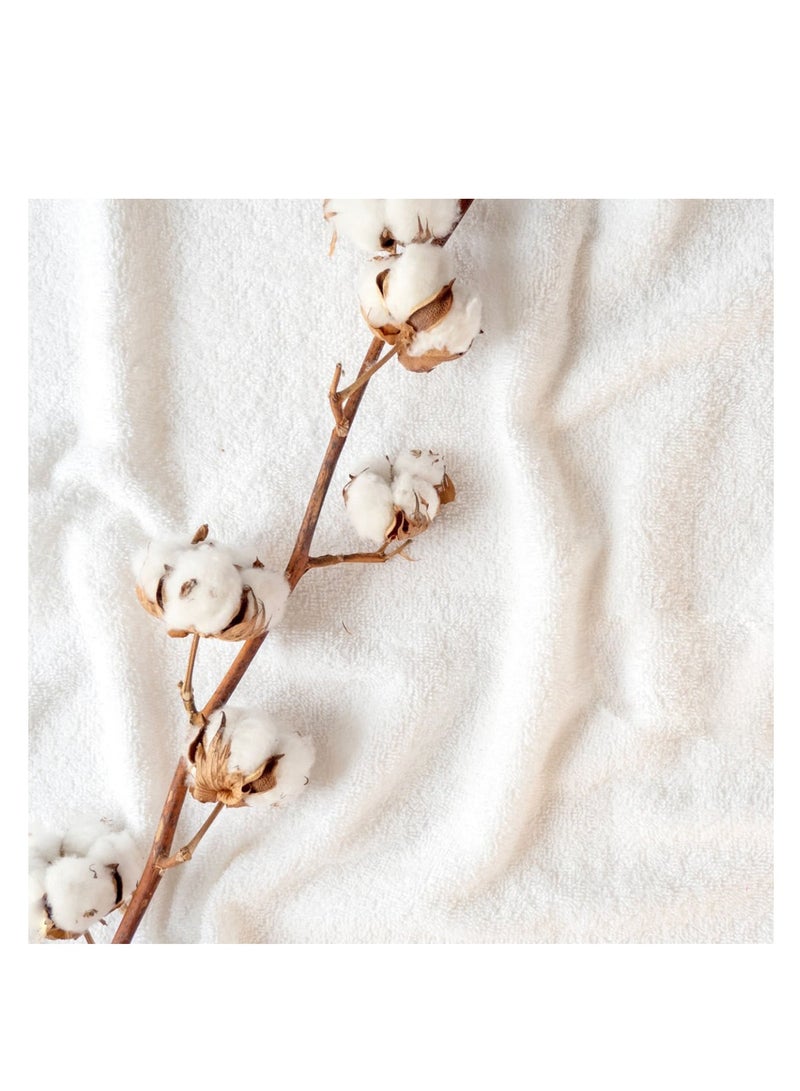 LuxHome Bath Towel, Pearl White Super Soft and Absorbent Quick-Dry Towel, Eco-Friendly, Premium Bathroom Towel, 144 x 70 cm - Image 5