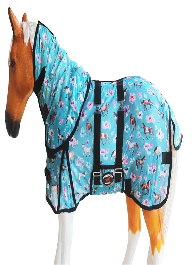 Challenger 52" Miniature Weanling Donkey Pony Horse Foal Summer Flysheet Horses 51836 - Image 1