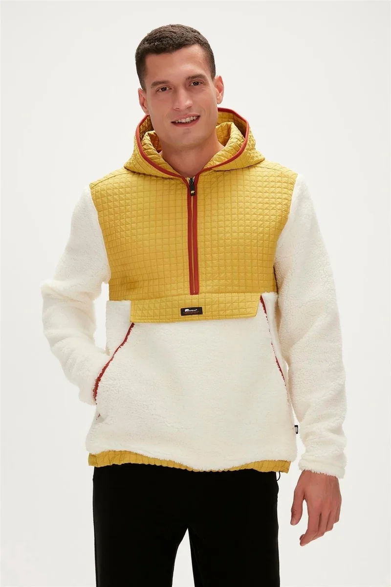 Bad Bear 23.02.29.007-C108 Leonard Half-Zip Men's Plush Fleece