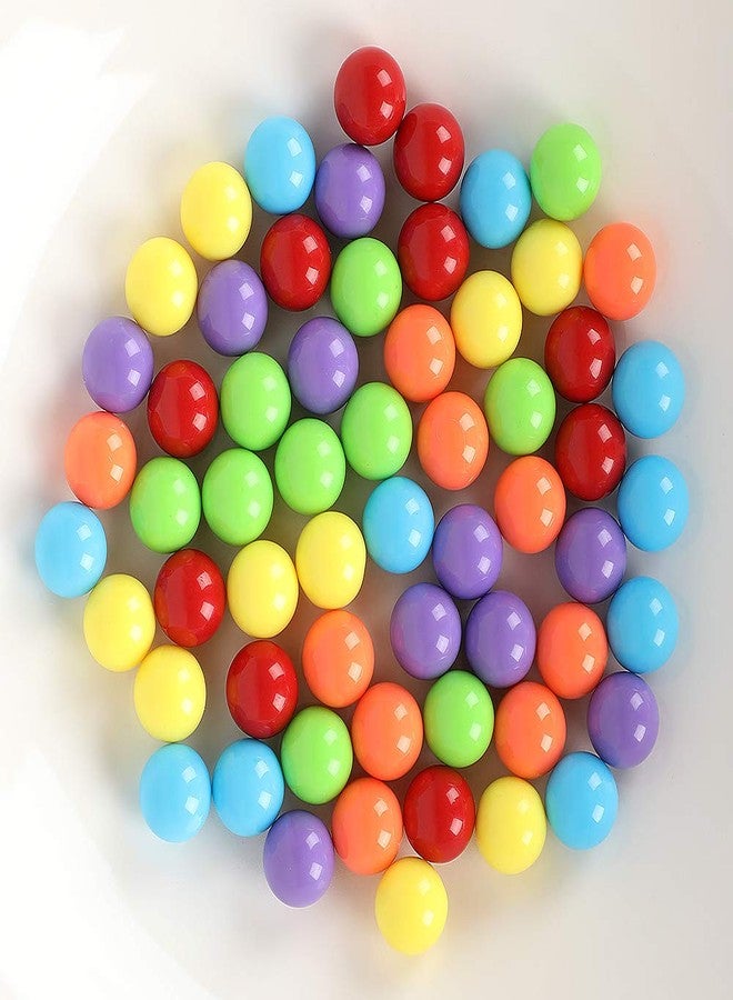 Witlans 60pcs Chinese Checker Game Replacement Balls,6 Solid Color 14mm Acrylic Marbles for Marble Run, Aggravation Traditional Games - Image 3